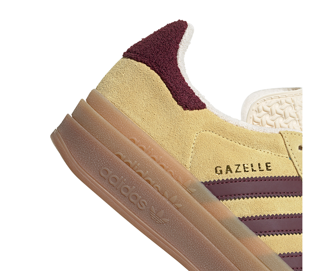 Adidas Gazelle Bold Almost Yellow / Maroon AM/CAST - IF5937-447