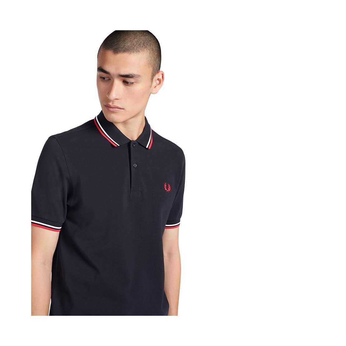 Polo Fred Perry MAR/VM/BR - M3600-471-234