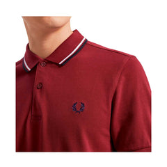 Polo Fred Perry BORD/BR - M3600-D31-742