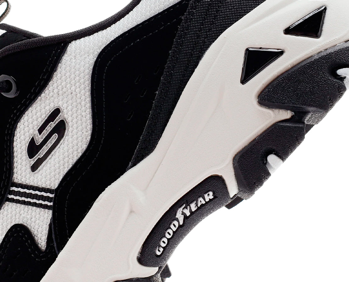 Skechers D'Lites Hiker  PR/BR - 180128-BKW-249