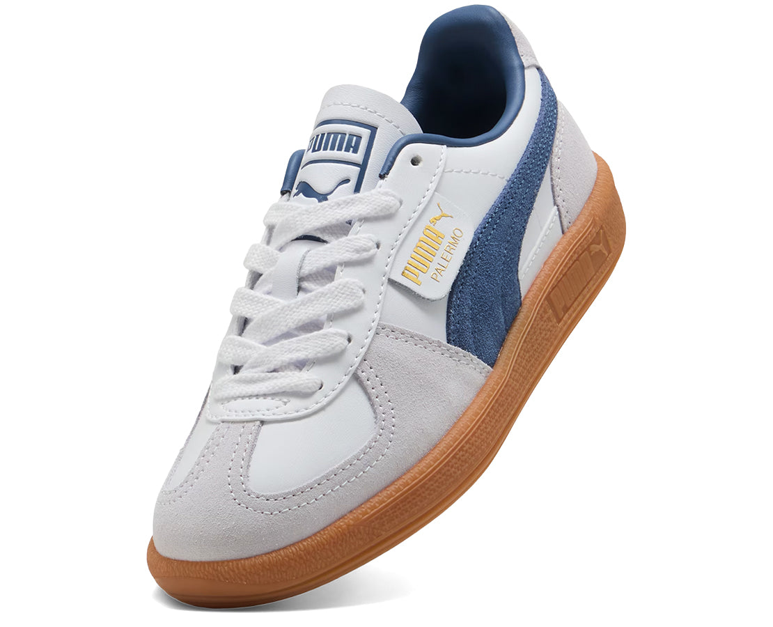 Puma Palermo Leather White Dark Indigo BR/MAR - 397275-11-115