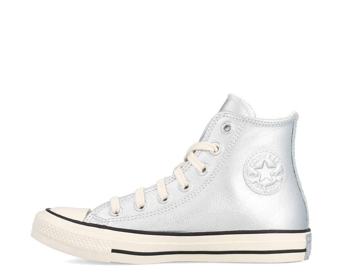 Converse Chuck Taylor All Star Metallic Leather PRATA - A11984C-439