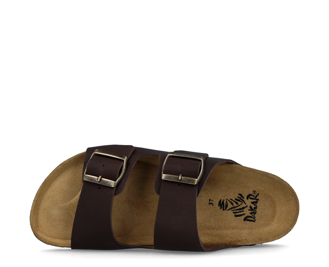 Dakar Sandals Two-Strap CAST - DAKAR100BROWN2-137