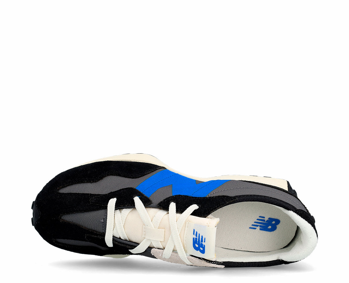 New Balance 327 Black & Blue PR/AZ - GS327VB-245