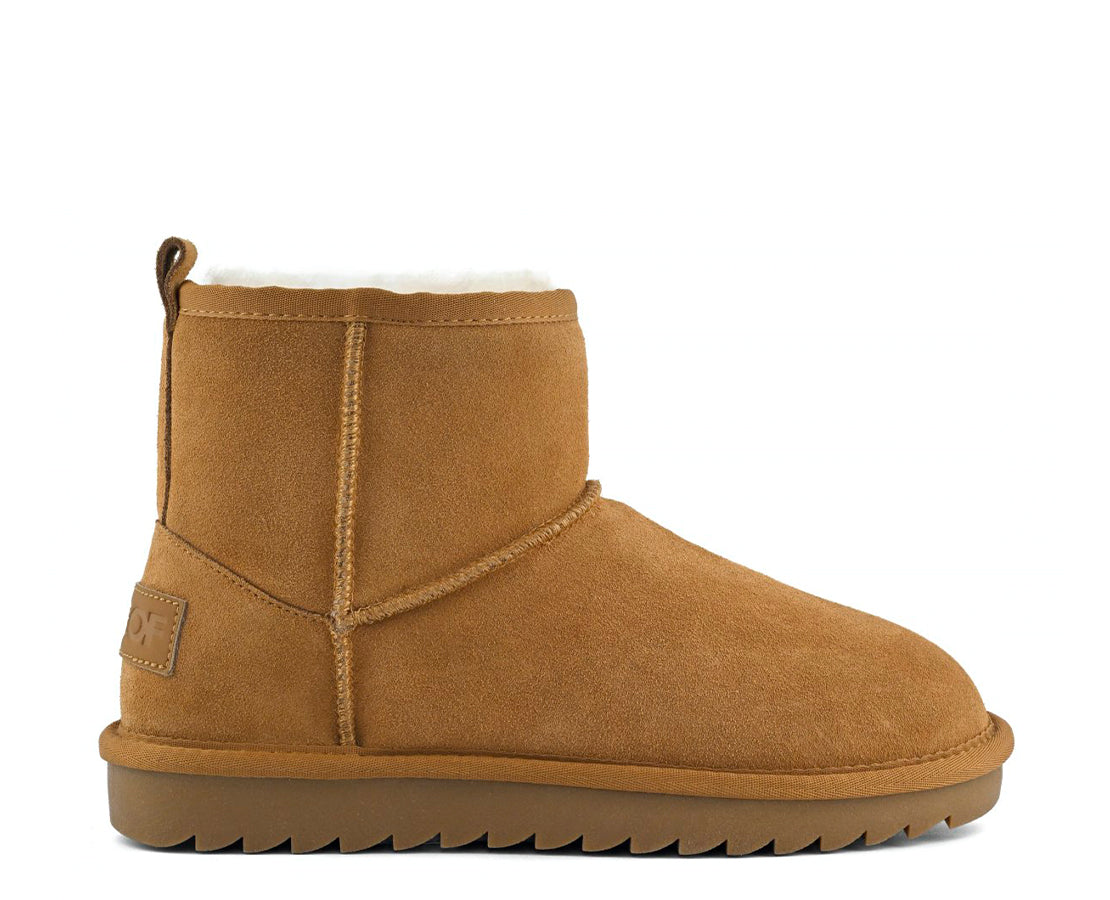 Colors of California Suede Sheepskin BootTan CAMEL - HC_SHEAR01_TAN-134