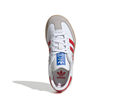 Adidas Samba OG EL White Collegiate Red BR/VM - JI4465-128