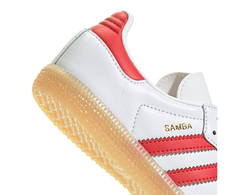 Adidas Samba OG EL White Collegiate Red BR/VM - JI4465-128