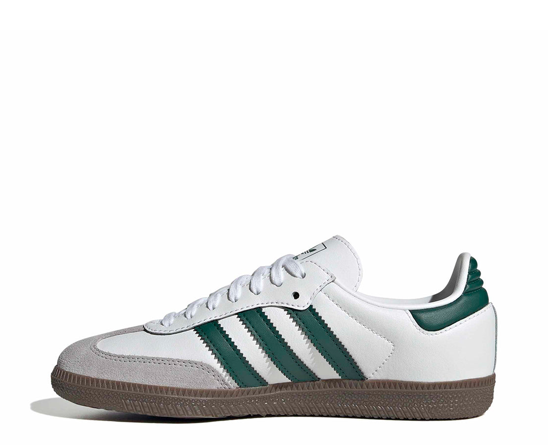Adidas Samba OG Cloud White Collegiate Green Gum BR/VD - JQ2843-124