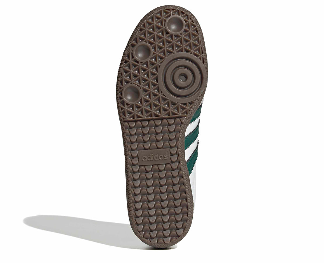 Adidas Samba OG Cloud White Collegiate Green Gum BR/VD - JQ2843-124