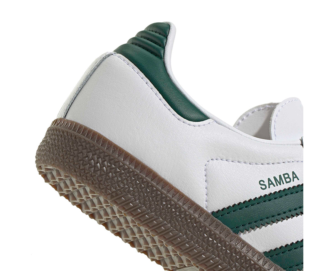Adidas Samba OG Cloud White Collegiate Green Gum BR/VD - JQ2843-124