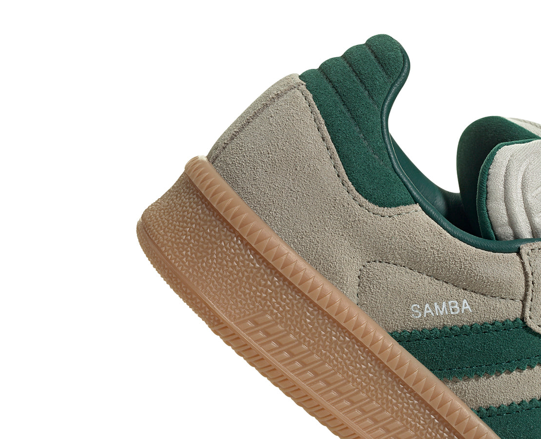 Adidas Samba XLG Putty Grey Collegiate Green BJ/VD - JQ9886-88