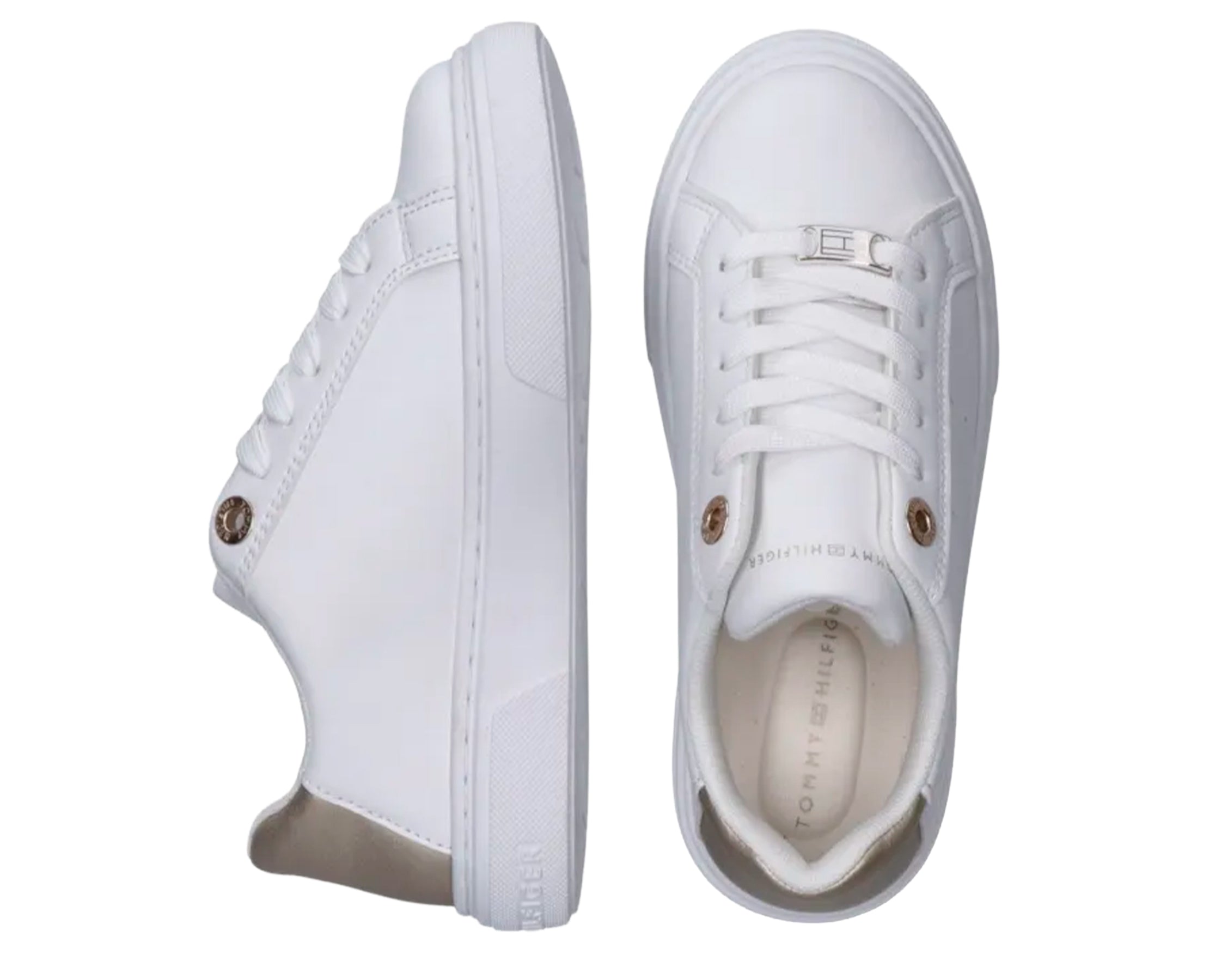 Tommy Hilfiger Low Cut Lace-Up Sneakers BR/DOUR - T3A9-34246-1355X048-112