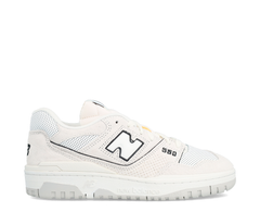 New Balance 550 White Perforated Leather Black CZ/PR - BB550PRB-178