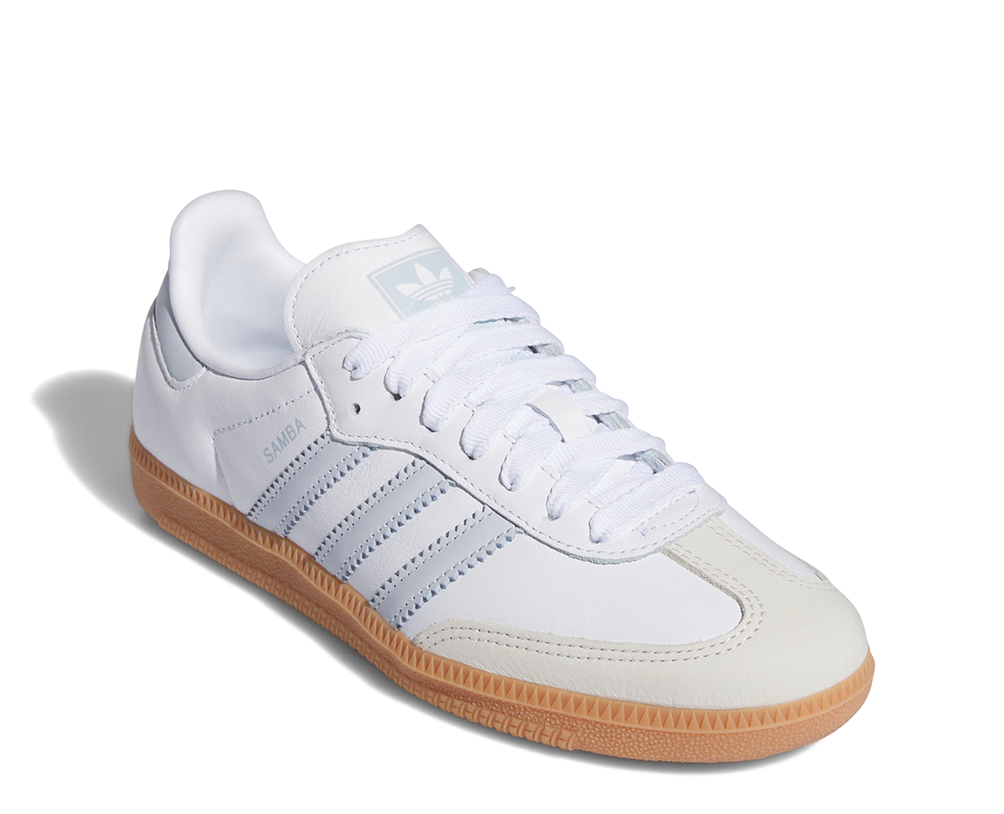 Adidas Samba OG White Halo Blue Gum BR/CZ - IE0877-105