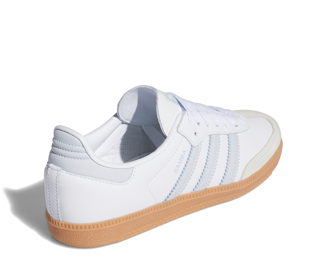 Adidas Samba OG White Halo Blue Gum BR/CZ - IE0877-105