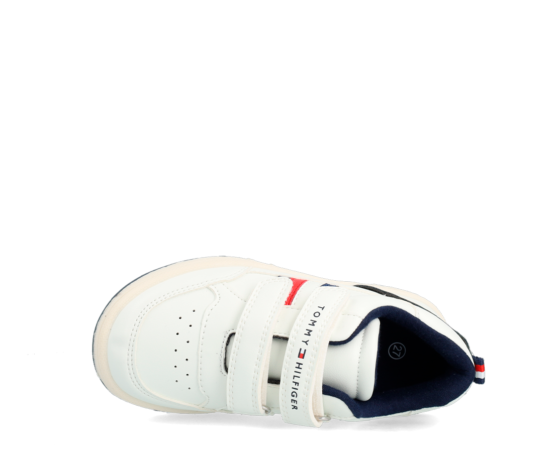 Tommy Hilfiger Stripes Low Cut Velcro BR/MAR/VM - T3B9-33101-1355530--612